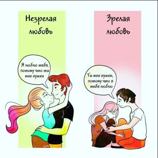 Не стоит путать влюблённость с любовью. Автор: Maria Guadarrama.