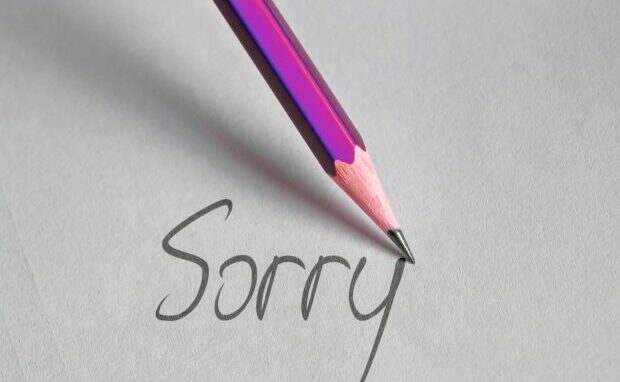Should We Stop Saying Sorry?
