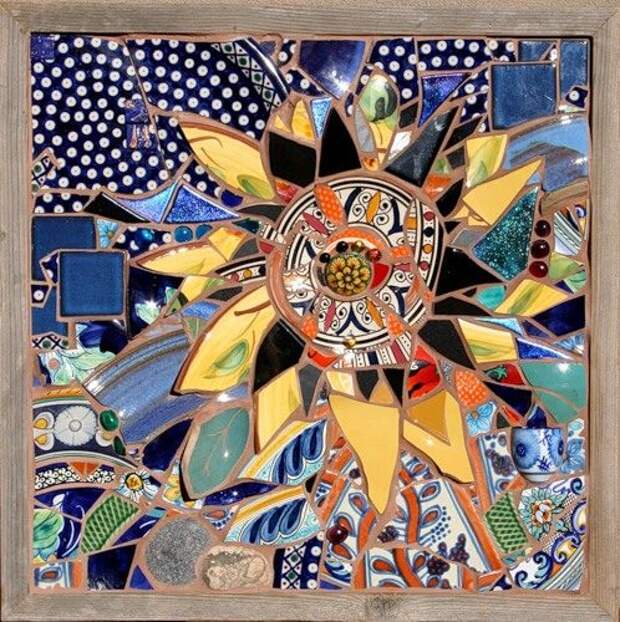 Идеи из осколков посуды