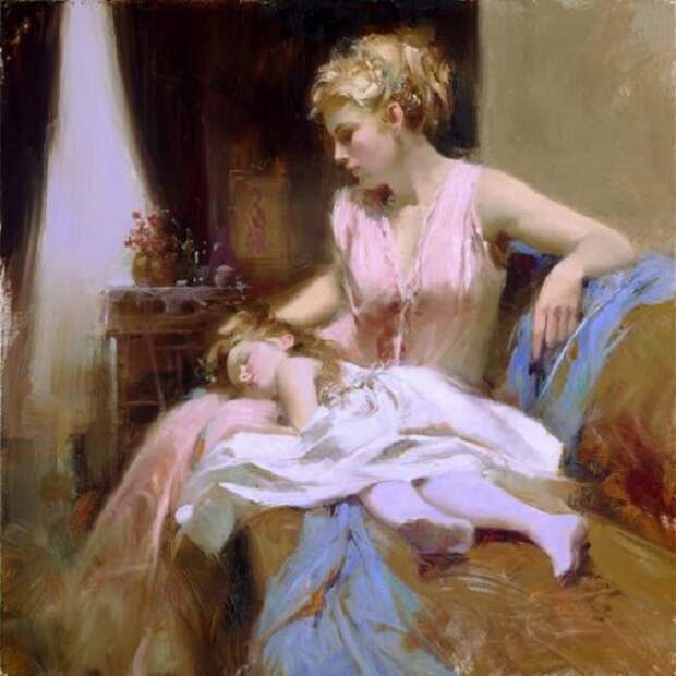 Романтическая живопись от Pino Daeni. Романтическая живопись от Pino Daeni.