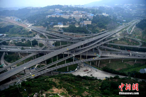 Пять уровней упорства китайцев: супер автомагистрали Чунцина