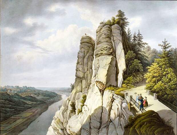 Бастай каменный бастион Саксонии Bastei05 Бастай каменный бастион Саксонии