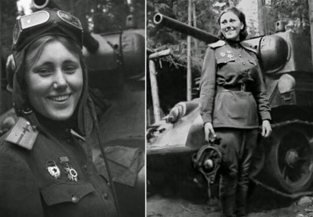 35. Мария Октябрьская, советская танкистка времен Великой Отечественной войны. Она была награждена высшей медалью за отвагу и назвала свой танк "Боевая подруга"