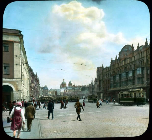 Москва 1931-ого года в цвете! Фотография: Москва 1931 года в цвете на невероятно атмосферных снимках №13 - BigPicture.ru