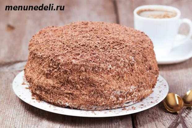 Рецепт сметанного торта из теста двух цветов со сметанным кремом