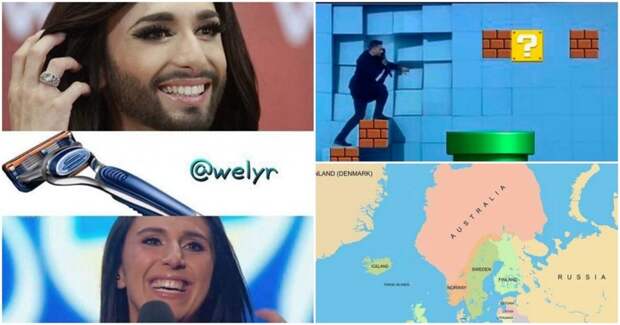 Вдогонку Евровидению: фотожабы заполонили Интернет! евровидение 2016, фотожабы