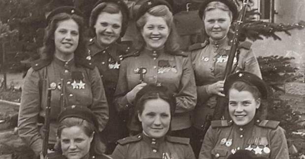 Женщины-снайперы Советского Союза (13 фото)