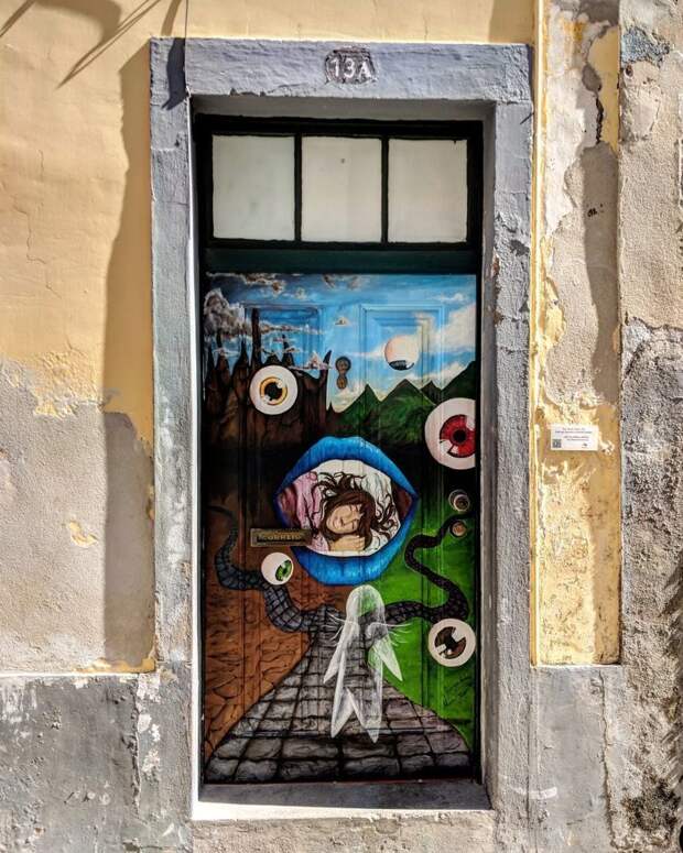 12. дверь, картина, мадейра, португалия, путешествие, фотография, фотомир