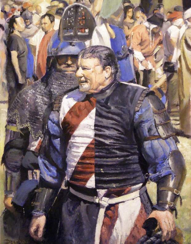 Опытный участник поединков. Художник: Juan Delgado Diez-Madroñero
