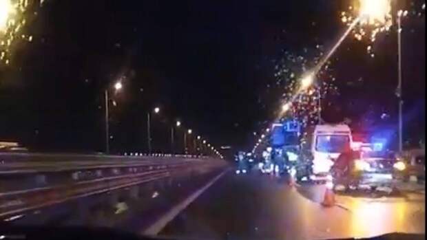 Двое молодых людей погибли в страшной аварии на Крымском мосту