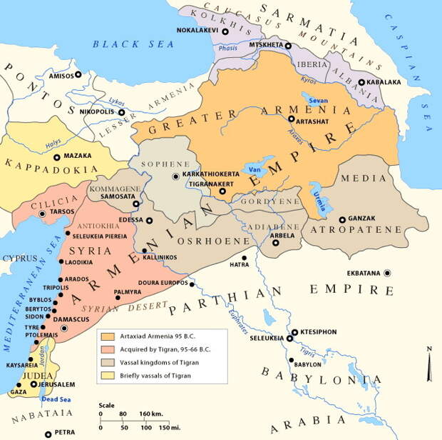 Составные части империи Тиграна II Великого - Цифры Warspot: 70 плодородных долин | Warspot.ru