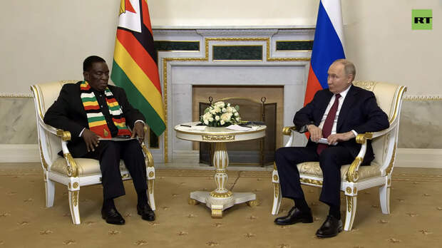 «У нас в несколько раз увеличился торговый оборот»: Путин — об отношениях России и Зимбабве