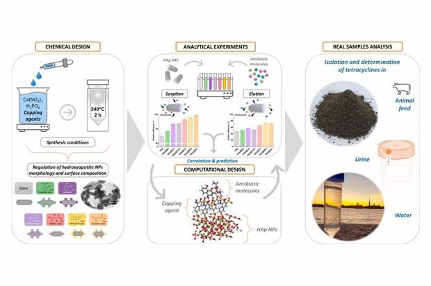 Руководство шеф-поваров в области химии: учёные СПбГУ создали сорбент, который поможет очищать сточные воды от антибиотиков