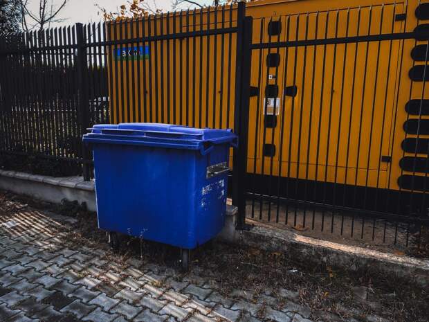 Во дворе на Дмитровке освободили контейнеры от мусора