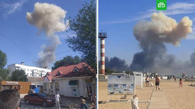 Власти Сакского района Крыма объявили эвакуацию после инцидента на аэродроме