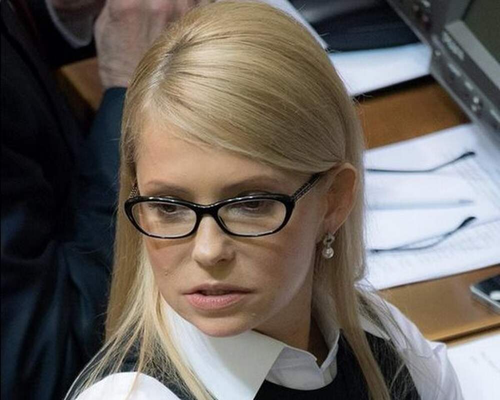Юлия Владимировна Тимошенко без косы