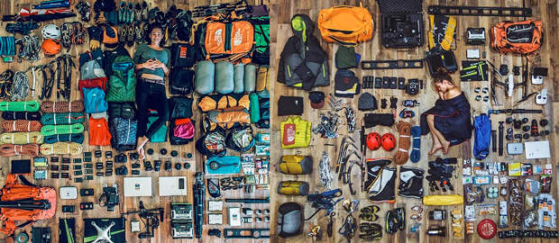 Зачем фотографировать
содержимое рюкзака
перед путешествием?