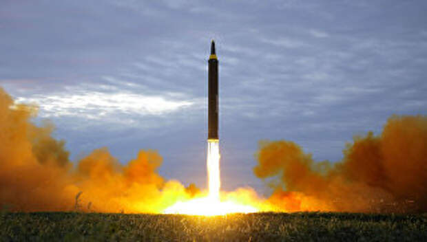 Запуск ракеты КНДР. Архивное фото