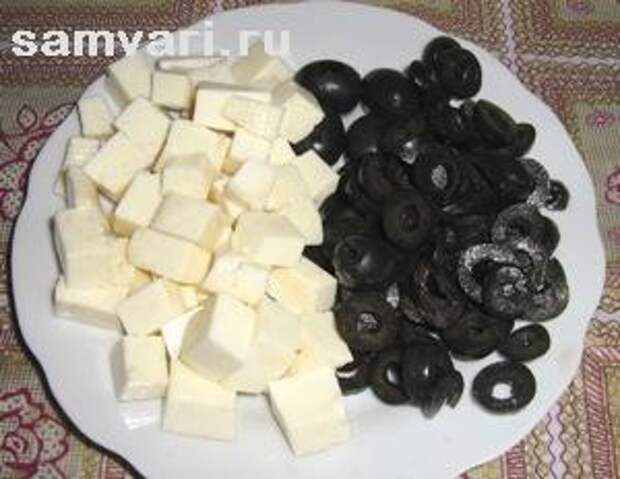 сыр с маслинами