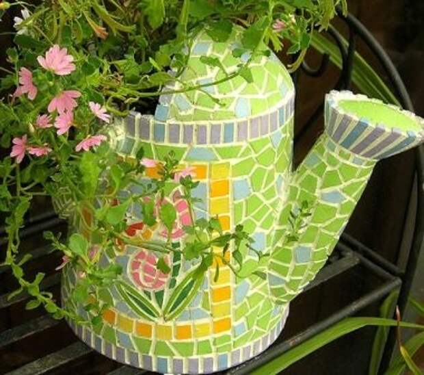 Идеи из осколков посуды