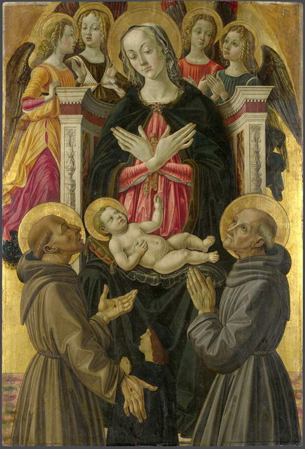 Bartolomeo Caporali - Saint John the Baptist. Национальная галерея, Часть 1