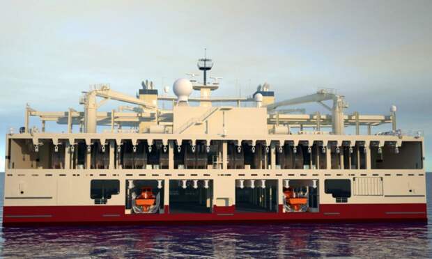 Необычные широкие корабли интересное, новинка, корабль