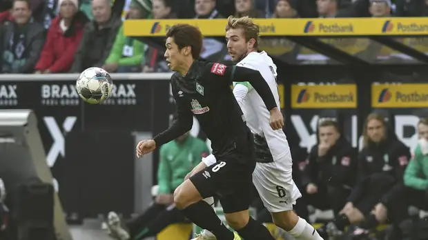 Мёнхенгладбахская «Боруссия» укрепила лидерство в Бундеслиге, обыграв «Вердер»