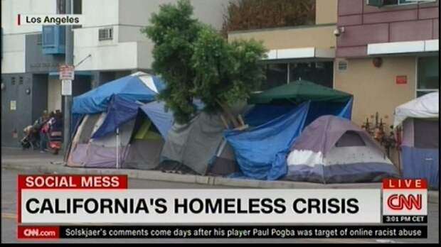 «В голове не укладывается, что мы в США»: CNN погрузился на социальное дно Лос-Анджелеса