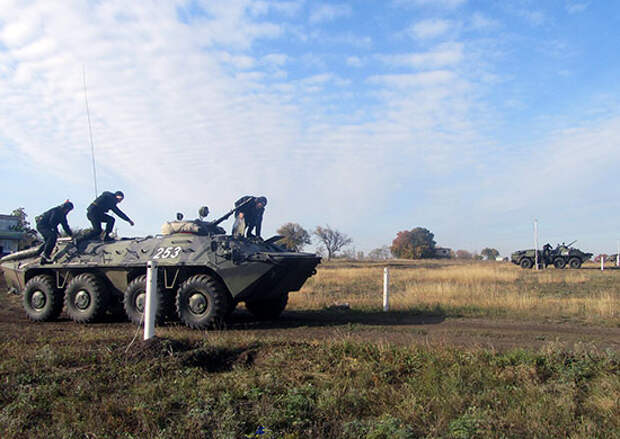 Российские военнослужащие в Приднестровье сдали контрольные занятия по основным предметам боевой подготовки