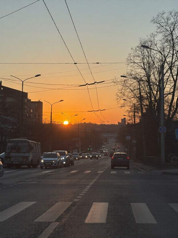 Закат в Донецке