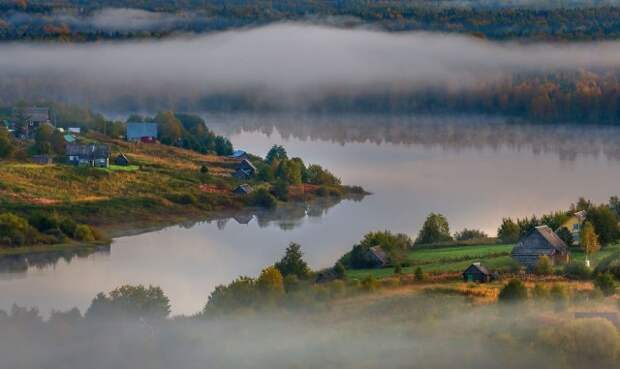 Осень в деревне Осень, Деревня, Природа, Красота, Фотография, Длиннопост