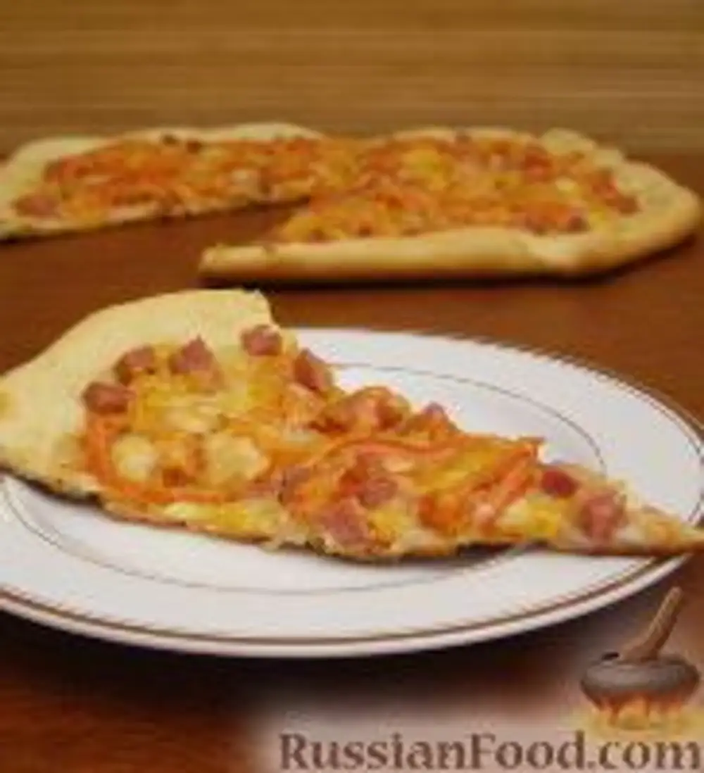 пицца в духовке с колбасой и сыром с готовым тестом фото 109