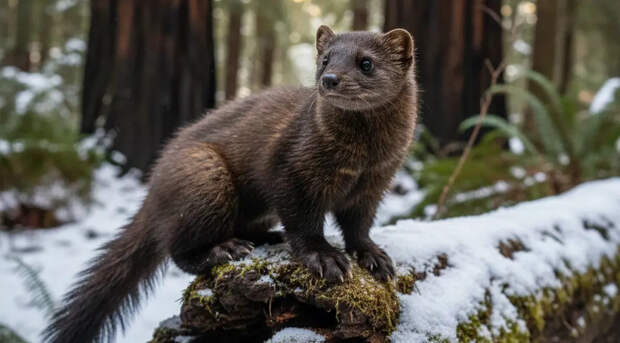 В лесах Калифорнии фотоловушка сняла считавшегося вымершим хищника