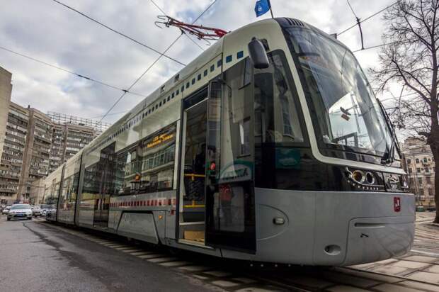 Парад трамваев в Москве Парад трамваев в Москве авто, трамвай