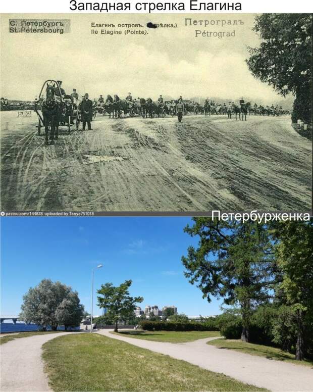 Сравнительные фотографии любимого места петербуржцев - 100 лет назад и сейчас