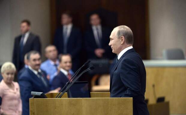 Путин внес в Госдуму проект закона о поправке к Конституции