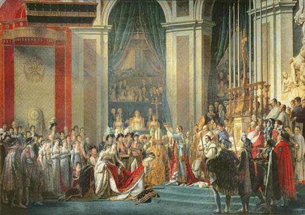 Наполеон Бонапарт, дитя Революции, короновал себя всё-таки императором.  