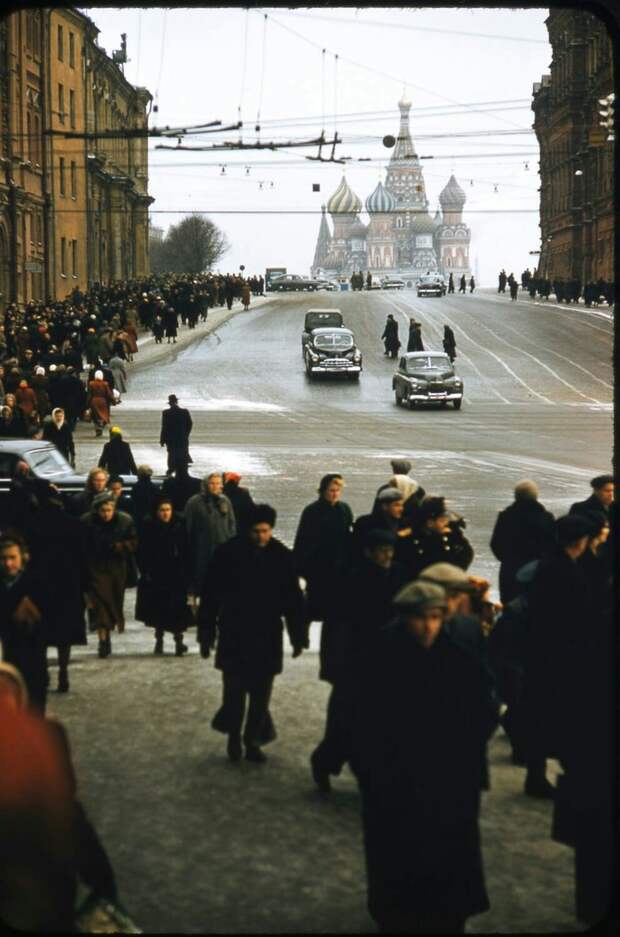 Москва в 1956 году История в фотографиях, СССР, Москва, Длиннопост