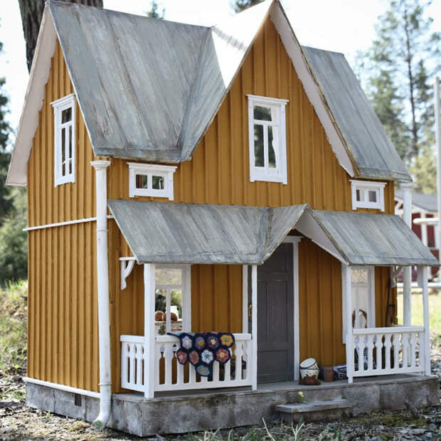 Финская художница создает дома мечты... в миниатюре, фото № 16