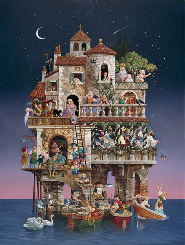Замок. Автор: James Christensen. Замок. Автор: James Christensen.