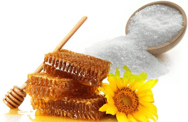 Фото медовых сот и соли