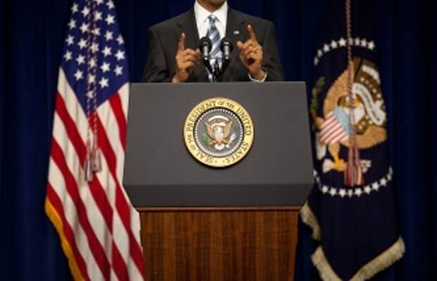Президент Барак Обама в Белом доме, Вашингтон