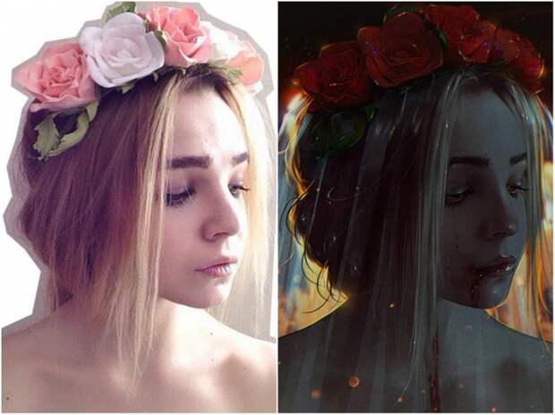 до и после фотошопа, красивый фотошоп