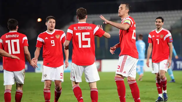 Сборная России сохранила свою позицию в обновлённом рейтинге ФИФА