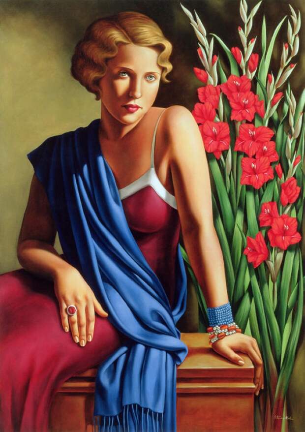 Catherine Abel.  Картины в стиле Арт-Деко