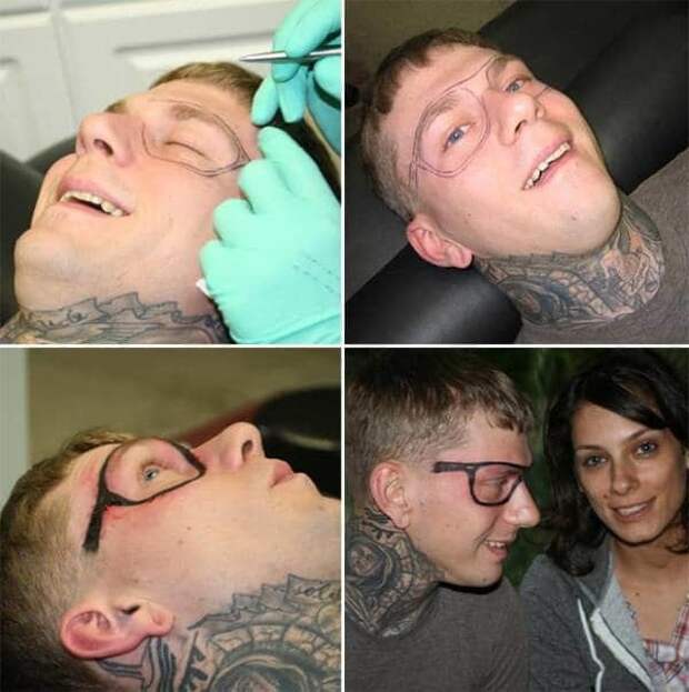 Безобразие: 20 самых нелепых татуировок-25 фото-