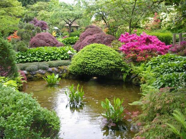 Сады Бутчартов (Butchart Gardens), остров Ванкувер, Канада