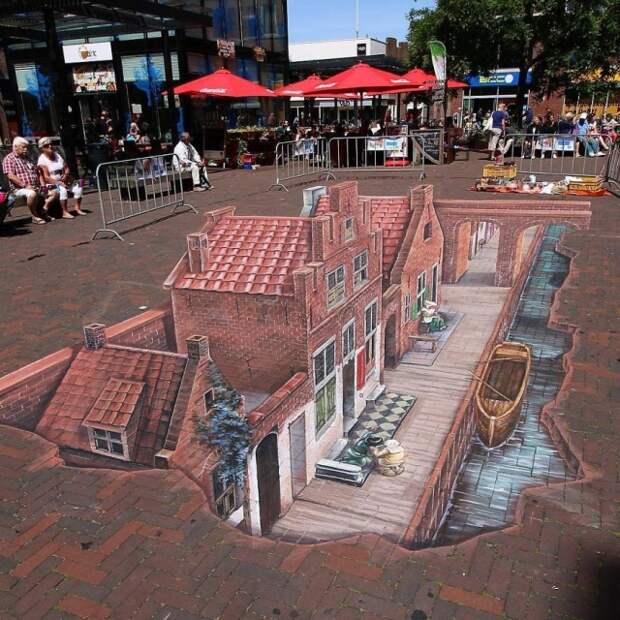 Невероятно реалистичные 3D-граффити (20 фото)