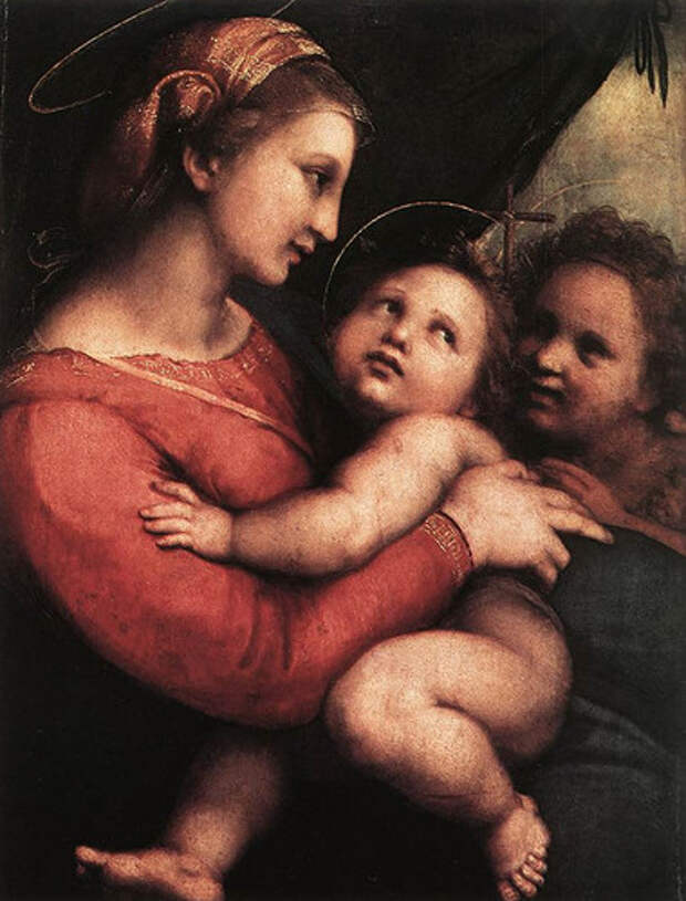 Madonna della Tenda, Рафаэль Санти
