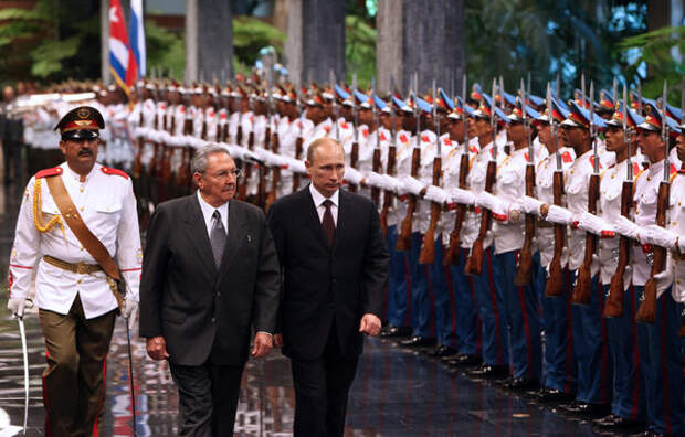 Путин с рабочим визитом на острове Куба, 11 июля 2014 года